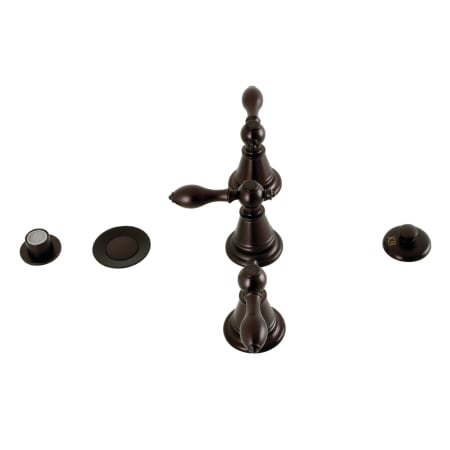 A large image of the Kingston Brass KB32.AL Oil Rubbed Bronze
