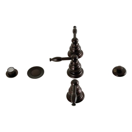 A large image of the Kingston Brass KB32.KL Oil Rubbed Bronze