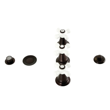 A large image of the Kingston Brass KB32.PX Oil Rubbed Bronze