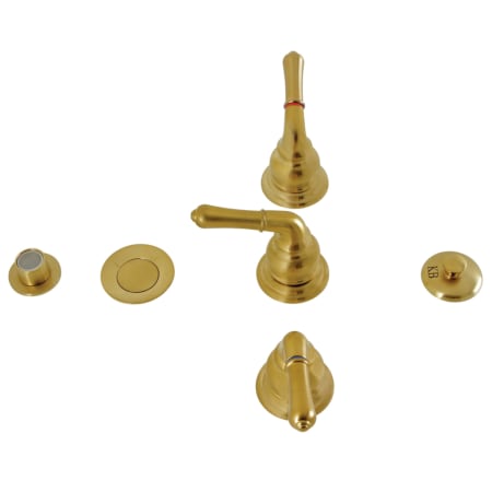 A large image of the Kingston Brass KB32 Brushed Brass