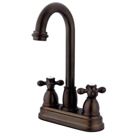 A large image of the Kingston Brass KB349.AX Oil Rubbed Bronze