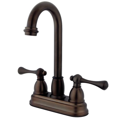 A large image of the Kingston Brass KB349.BL Oil Rubbed Bronze