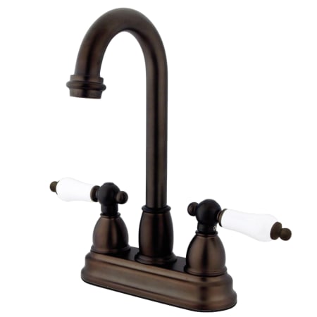 A large image of the Kingston Brass KB349.PL Oil Rubbed Bronze