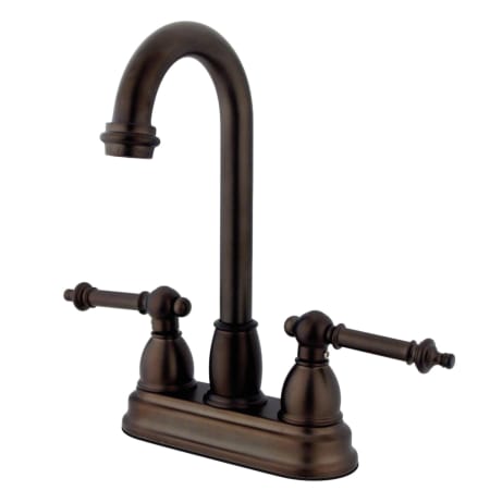 A large image of the Kingston Brass KB349.TL Oil Rubbed Bronze