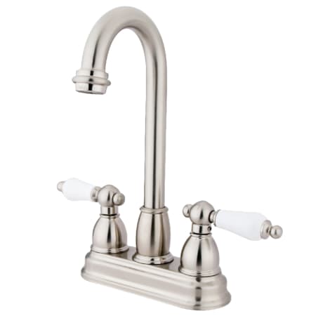 A large image of the Kingston Brass KB349.PL Brushed Nickel