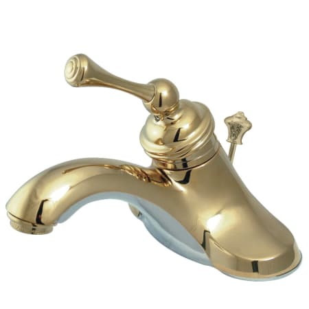 A large image of the Kingston Brass KB354 Polished Brass