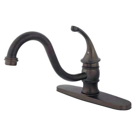 A large image of the Kingston Brass KB357.GLLS Oil Rubbed Bronze