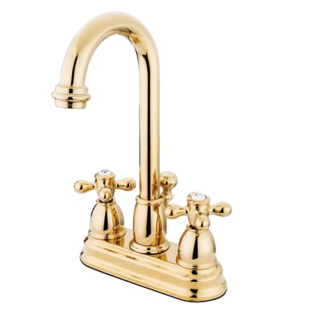 A large image of the Kingston Brass KB361.AX Polished Brass