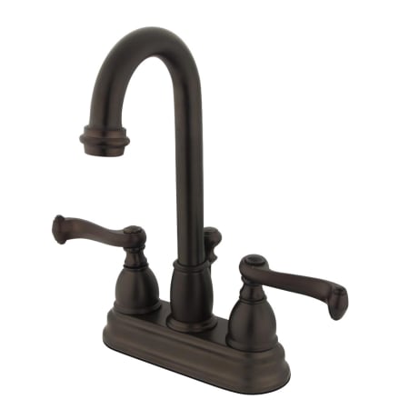 A large image of the Kingston Brass KB361.FL Oil Rubbed Bronze