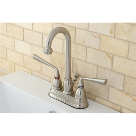 A large image of the Kingston Brass KB361 Brushed Nickel