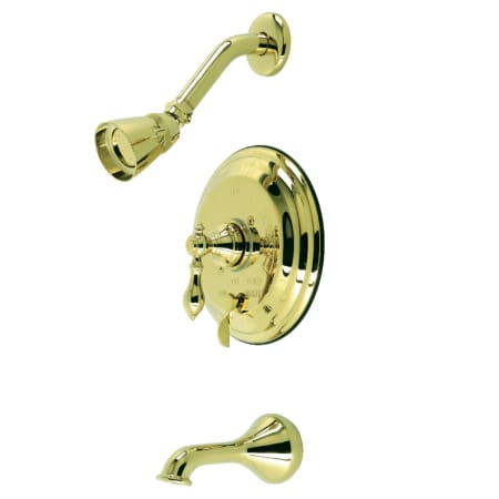 A large image of the Kingston Brass KB363.0ACL Polished Brass