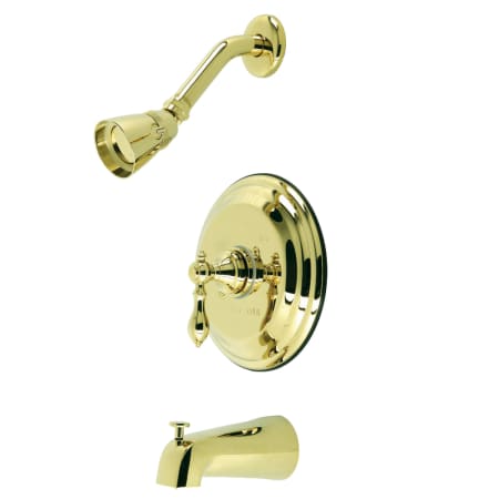 A large image of the Kingston Brass KB363.ACL Polished Brass