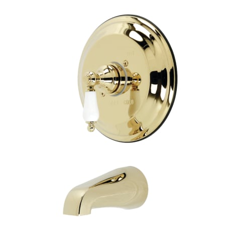 A large image of the Kingston Brass KB363.PLTO Polished Brass