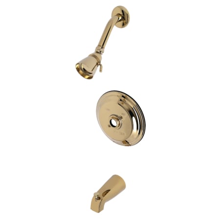 A large image of the Kingston Brass KB363.TLH Polished Brass