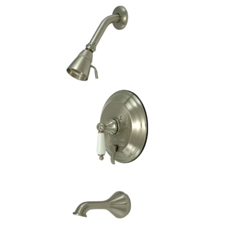 A large image of the Kingston Brass KB363.0PL Brushed Nickel