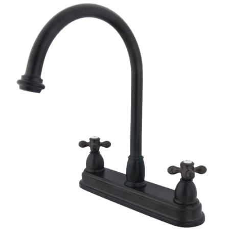 A large image of the Kingston Brass KB374.AX Oil Rubbed Bronze