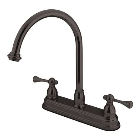 A large image of the Kingston Brass KB374.BL Oil Rubbed Bronze