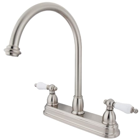 A large image of the Kingston Brass KB374.PL Brushed Nickel