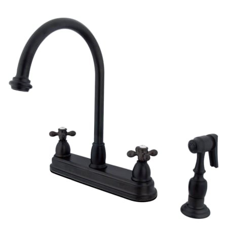 A large image of the Kingston Brass KB375.AXBS Oil Rubbed Bronze