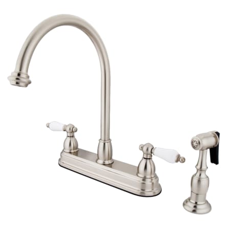 A large image of the Kingston Brass KB375.PLBS Brushed Nickel