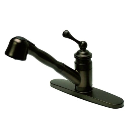 A large image of the Kingston Brass KB389.BL Oil Rubbed Bronze