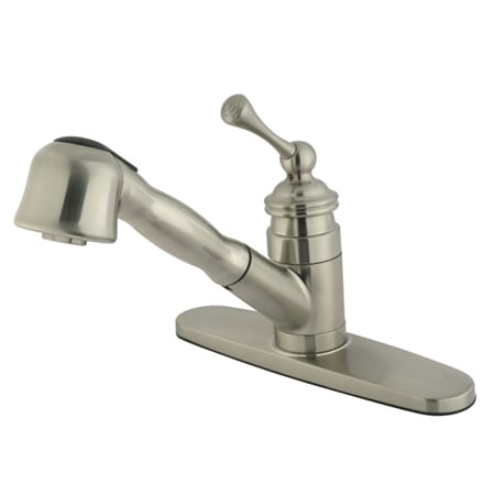 A large image of the Kingston Brass KB389.BL Brushed Nickel
