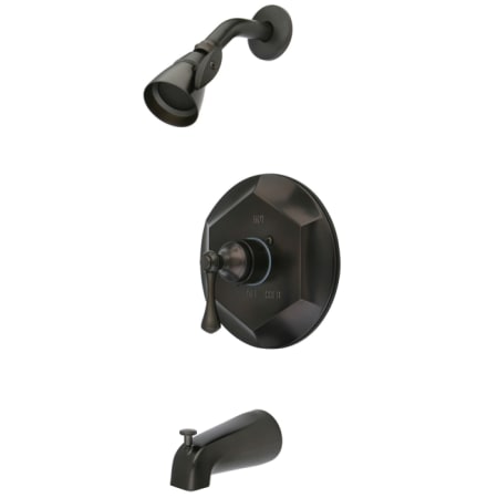 A large image of the Kingston Brass KB463.BL Oil Rubbed Bronze