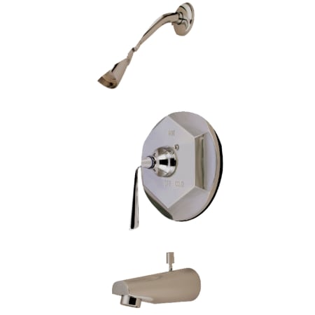 A large image of the Kingston Brass KB463.ZL Brushed Nickel