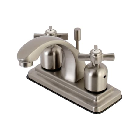 A large image of the Kingston Brass KB464.ZX Brushed Nickel