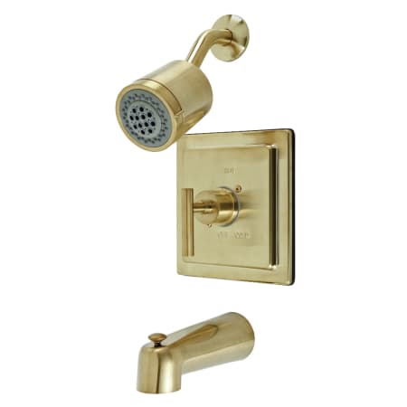 A large image of the Kingston Brass KB465.CML Brushed Brass