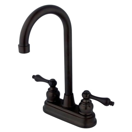 A large image of the Kingston Brass KB49.AL Oil Rubbed Bronze