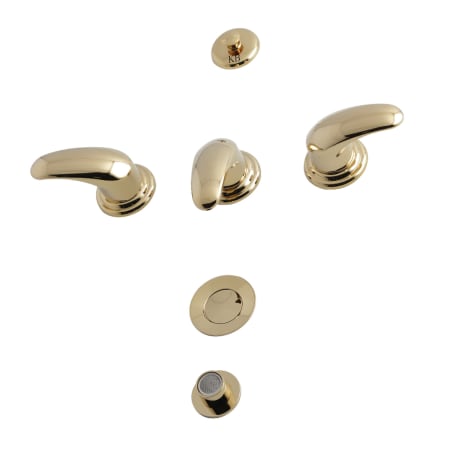 A large image of the Kingston Brass KB632.LL Polished Brass