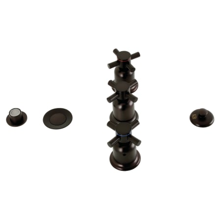 A large image of the Kingston Brass KB632.DX Oil Rubbed Bronze