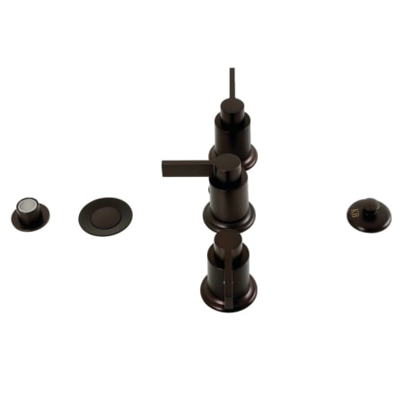 A large image of the Kingston Brass KB632.NDL Oil Rubbed Bronze