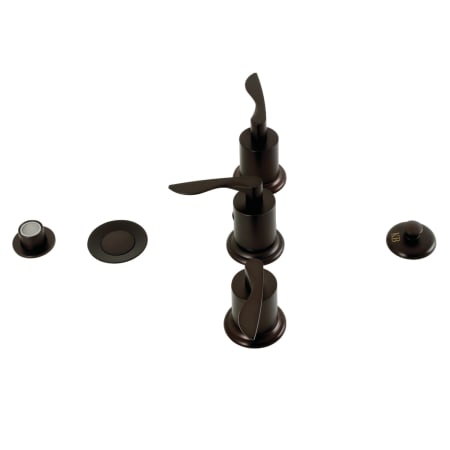 A large image of the Kingston Brass KB632.SVL Oil Rubbed Bronze