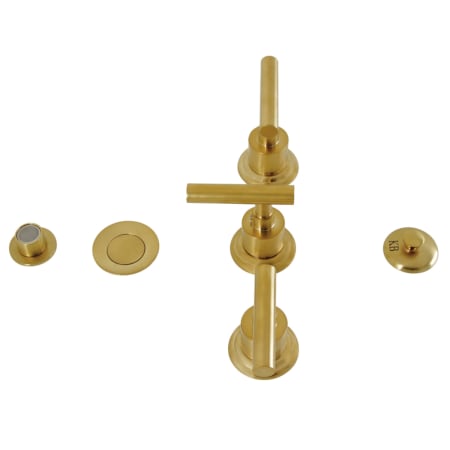 A large image of the Kingston Brass KB632.CML Brushed Brass