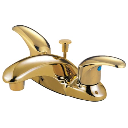 A large image of the Kingston Brass KB662.LL Polished Brass