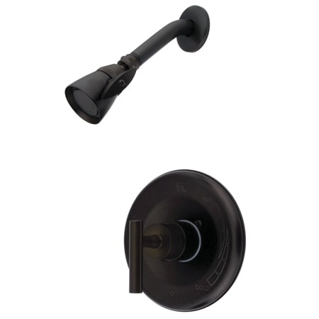 A large image of the Kingston Brass KB663.CMLSO Oil Rubbed Bronze