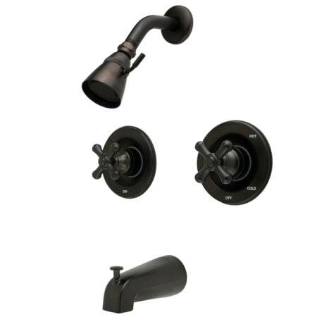 A large image of the Kingston Brass KB66.AX Oil Rubbed Bronze