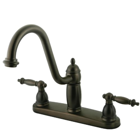 A large image of the Kingston Brass KB711.TLLS Oil Rubbed Bronze