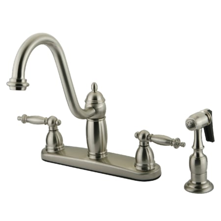 A large image of the Kingston Brass KB711.TLBS Brushed Nickel