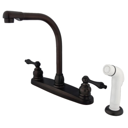 A large image of the Kingston Brass KB71.AL Oil Rubbed Bronze
