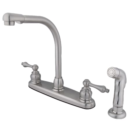 A large image of the Kingston Brass KB71.ALSP Brushed Nickel