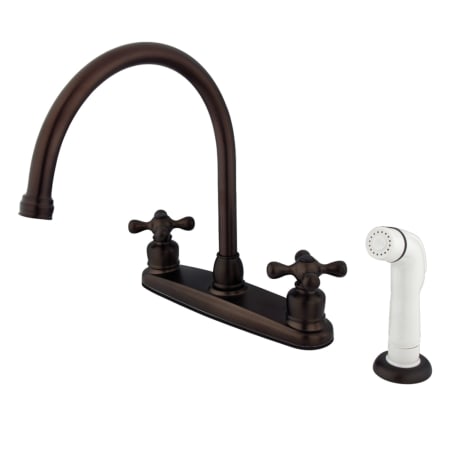 A large image of the Kingston Brass KB72.AX Oil Rubbed Bronze