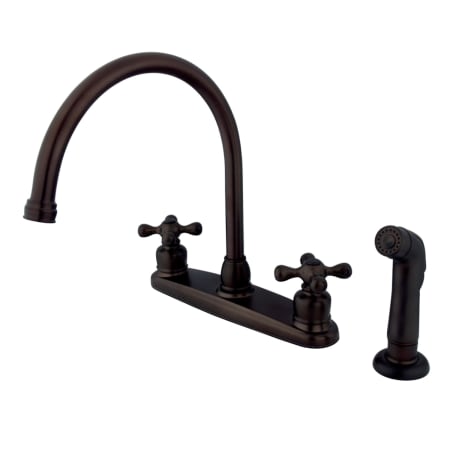 A large image of the Kingston Brass KB72.AXSP Oil Rubbed Bronze