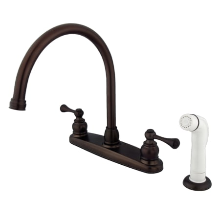 A large image of the Kingston Brass KB72.BL Oil Rubbed Bronze