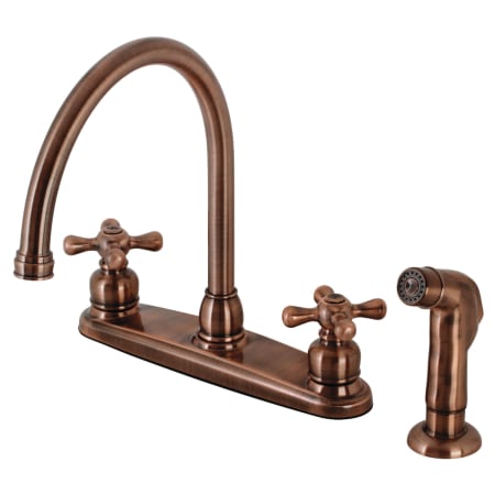 A large image of the Kingston Brass KB72.AXSP Antique Copper