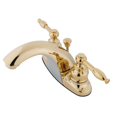 A large image of the Kingston Brass KB764.KL Polished Brass