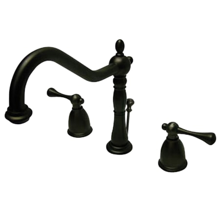 A large image of the Kingston Brass KB797.BL Oil Rubbed Bronze
