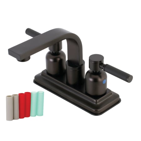 A large image of the Kingston Brass KB846.DKL Oil Rubbed Bronze